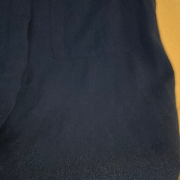 DANA BUCHMAN | Royal Blue Collared Sleeveless Button Down Linen Blouse - Picture 5 of 15